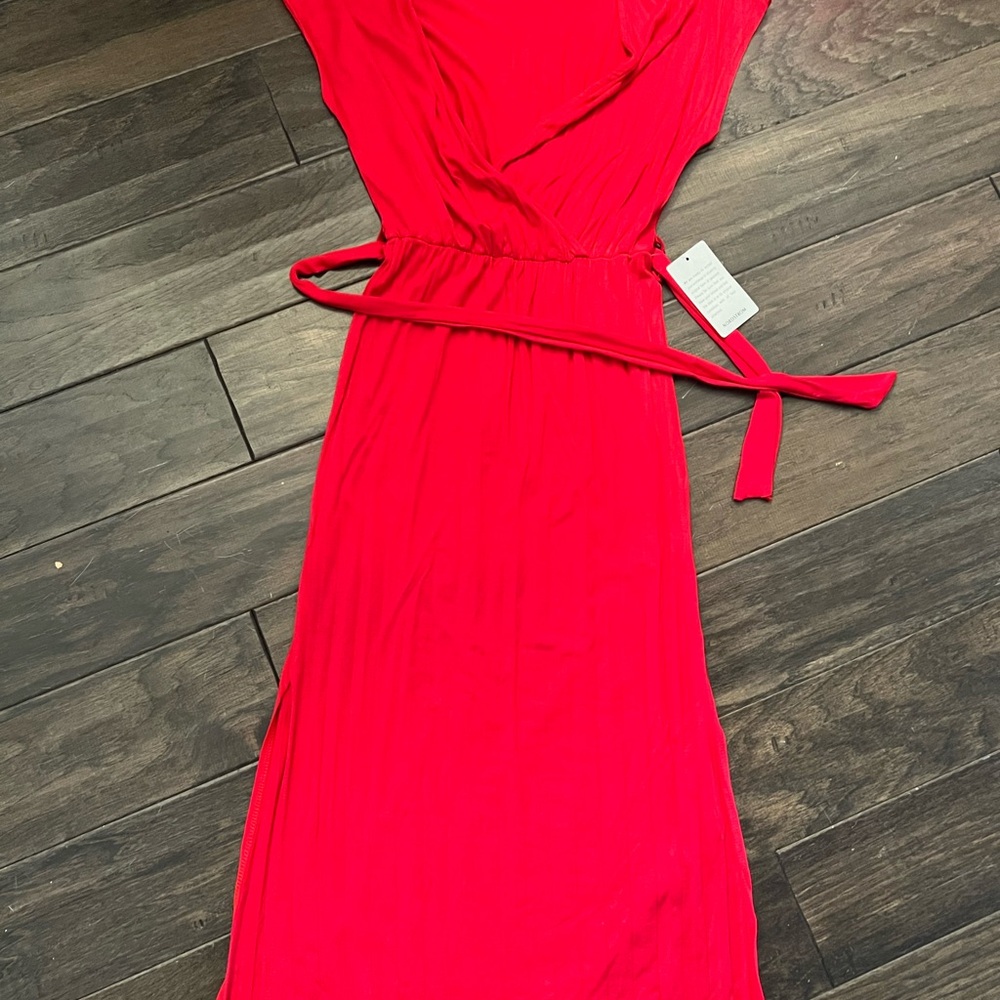 Red Wrap Dress
